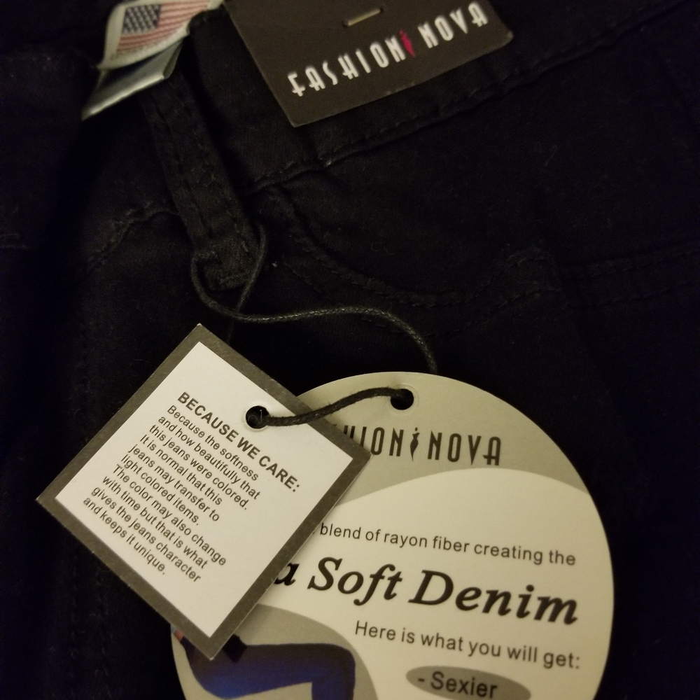 Black denim jeans - Picture 5 of 5